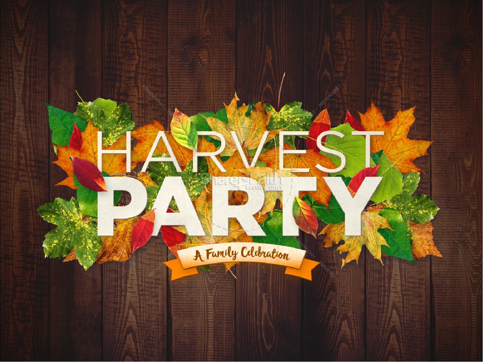 Harvest Party Friday October 27th!!!